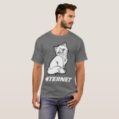 T-shirt Chat d'Internet (Devant entier)