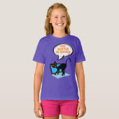 T-shirt chat disant serveur inactif (Devant entier)