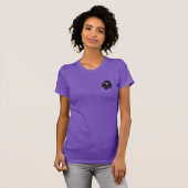 T-shirt Chat diva avec éclat (Devant entier)