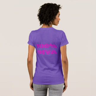 T-shirt Chat diva avec éclat