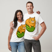 T-shirt Chat dodu sur maillot de chemise mème pastèque (Unisexe)