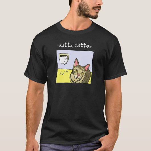 T-shirt Chat d'ordures de Kitty (Devant)