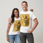 T-shirt Chat doré (Unisexe)