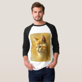 T-shirt Chat doré (Devant entier)