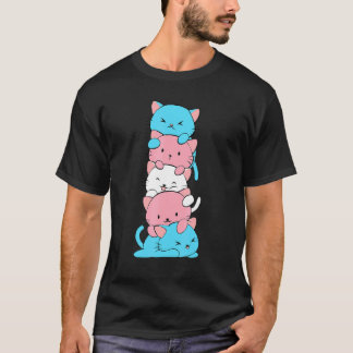 T-shirt Chat  Drapeau Transgenre Lgbt Chats Mois Fierté Lg