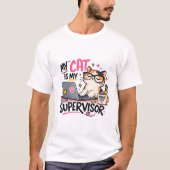 T-shirt Chat Drôle (Devant)
