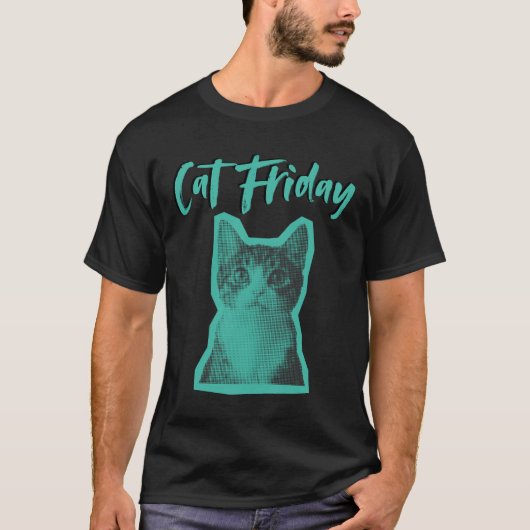T-shirt Chat drôle (Devant)