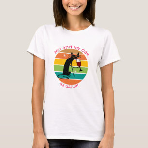 T-shirt Chat drôle