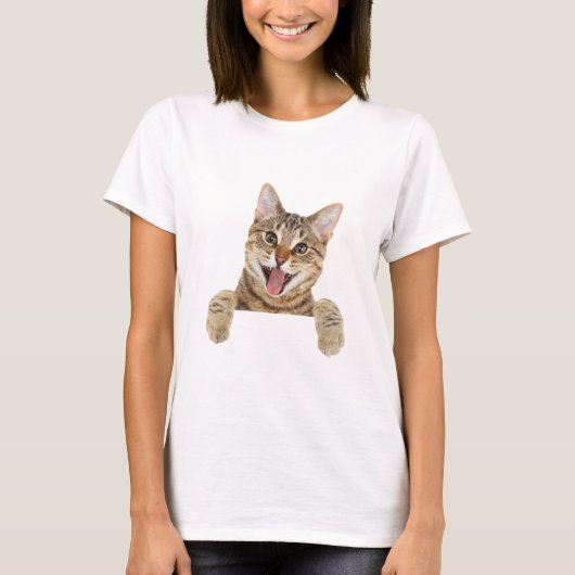 T-shirt Chat drôle (Devant)