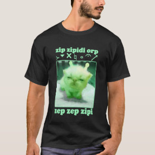 T-shirt Chat drôle d'alien Mème Dank Cringe Femme Homme En