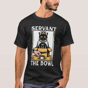 T-shirt Chat Drôle dans Boîte Serviteur La Bol Amoureux de