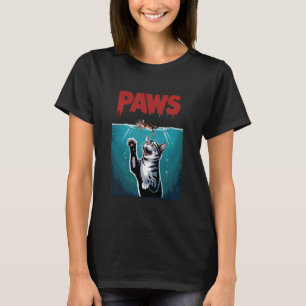 T-shirt Chat drôle de parodie souris humour chat qui pours