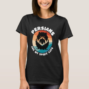 T-shirt Chat drôle d'esprit animal Chat Persan