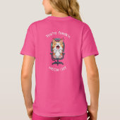 T-shirt Chat Drôle Fous à Meow (Dos)