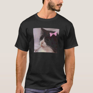 T-shirt Chat drôle fumant une cigarette mème fille blague