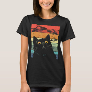 T-shirt chat drôle, Galaxie Ca vaisseau spatial ch