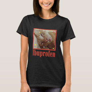T-shirt Chat drôle Ibuprofène Mème de chat hilarant pour h
