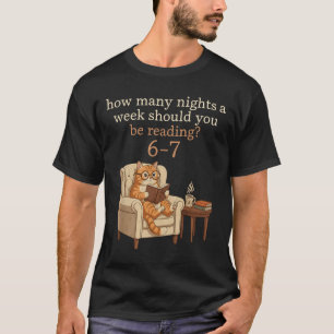 T-shirt Chat drôle lisant 6-7 Mème Livre Professeur Anglai