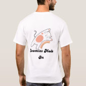 T-Shirt Chat Drôle Mode Zoomies Activé (Dos)