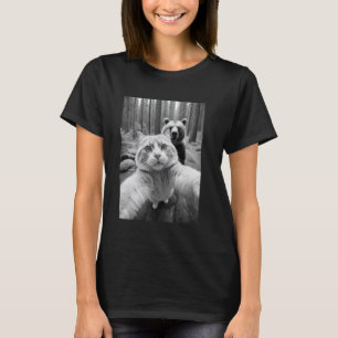 T-shirt Chat Drôle Ours Le Dernier Selfie
