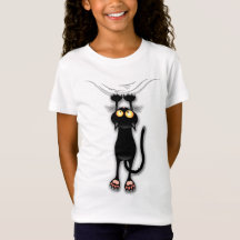 Chat drôle Personnage Grattant Tissu