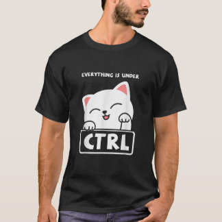 T-shirt Chat drôle programmeur développeur codeur scientif