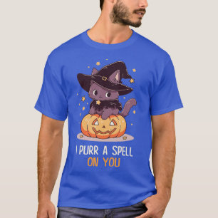T-shirt Chat drôle Pun Sorcière Sort Graphique Hommes Enfa