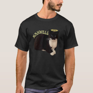 T-shirt Chat drôle qui tourne Maxwell Le Chat Tuxedo Meme