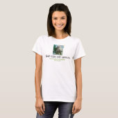 T-shirt Chat drôle (Restez calme et continuez) (Devant entier)