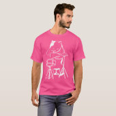 T-shirt Chat Drumming Chemise Jazz Chat Batteur Chat (Devant entier)