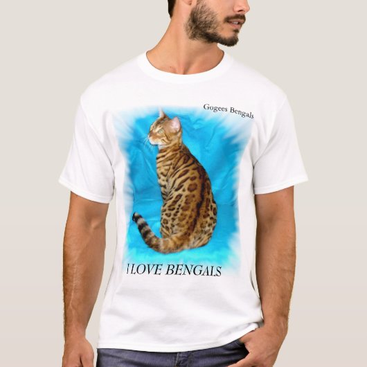 T-shirt Chat du Bengale (Devant)