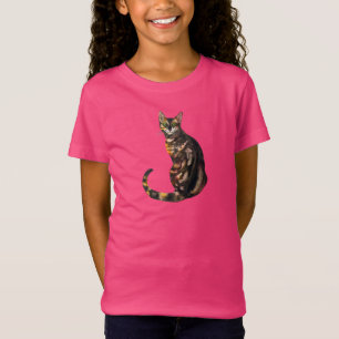 T-shirt chat du Bengale