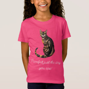 T-shirt chat du Bengale