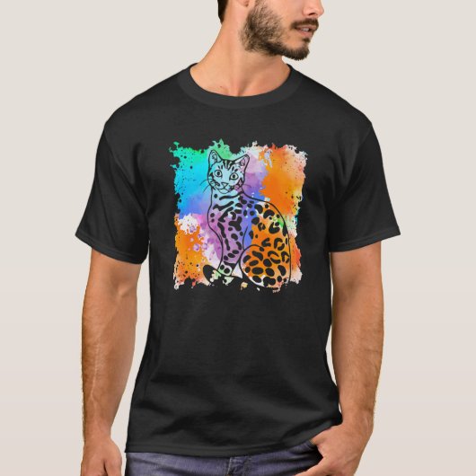 T-shirt Chat du Bengale (Devant)