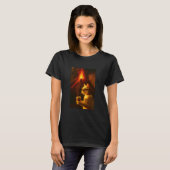 T-shirt Chat du café du volcan (Devant entier)