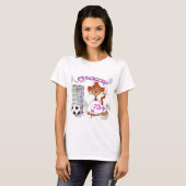 T-shirt Chat du football (Devant entier)