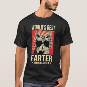 T-shirt Chat du monde 2019 Meilleur Pete Je veux dire Papa