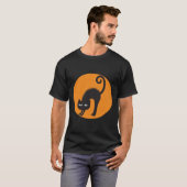 T-shirt chat effrayé (Devant entier)