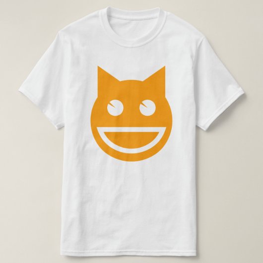 T-shirt Chat Emoji souriant (Design devant)