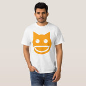 T-shirt Chat Emoji souriant (Devant entier)