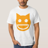 T-shirt Chat Emoji souriant (Devant)