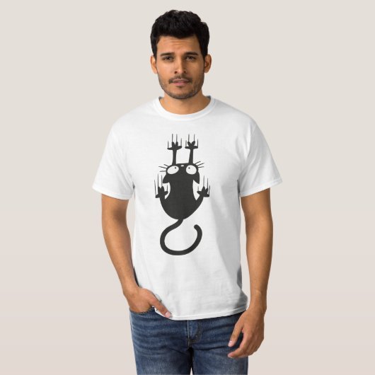 T-shirt Chat en baisse (Devant entier)