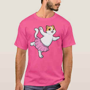 T-shirt Chat en Ballerine au Ballet