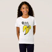 T-Shirt Chat en banane (Devant entier)