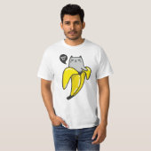 T-shirt Chat en banane (Devant entier)