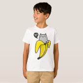 T-shirt Chat en banane (Devant entier)