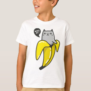 T-shirt Chat en banane