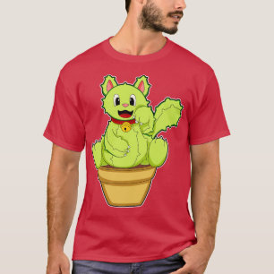 T-shirt Chat en cactus