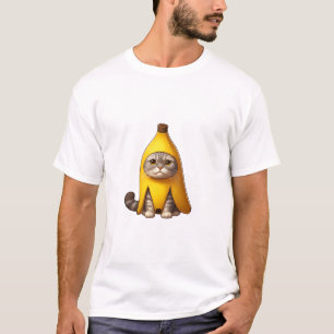 T-shirt Chat en costume de banane