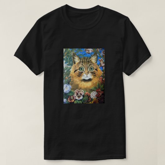 T-shirt Chat en fleur, Louis Wain (Design devant)
